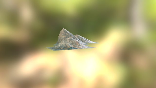 Mountain Range 3D Model
