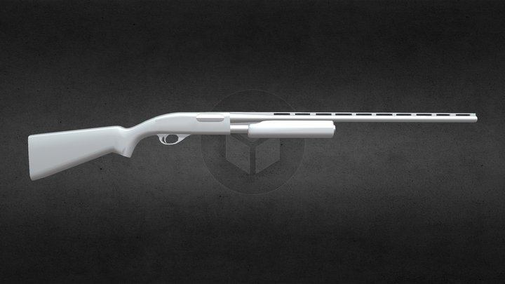Remington 870 WIP 3D Model