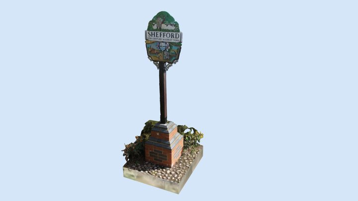 Town-sign 3D models - Sketchfab