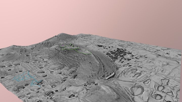 Hillfort Tabor; Karst region - Slovenia 3D Model