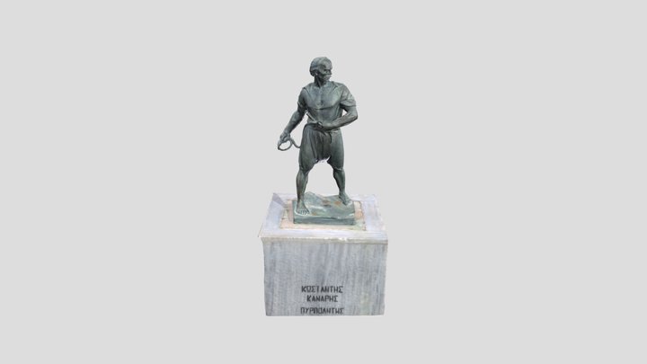 Κων/νος Κανάρης 3D Model