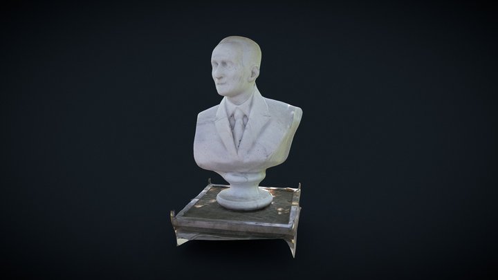 Statua Giardiniere (Giardini di Villa Melzi) 3D Model