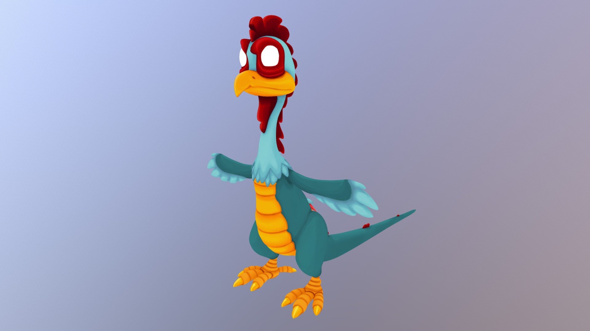 big Chicken FINAL - 3D model by Adulfzen [65f5a89] - Sketchfab