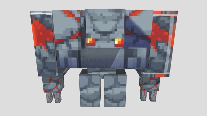 redstone golem ( PLEASE FOLLOW ) 3D Model