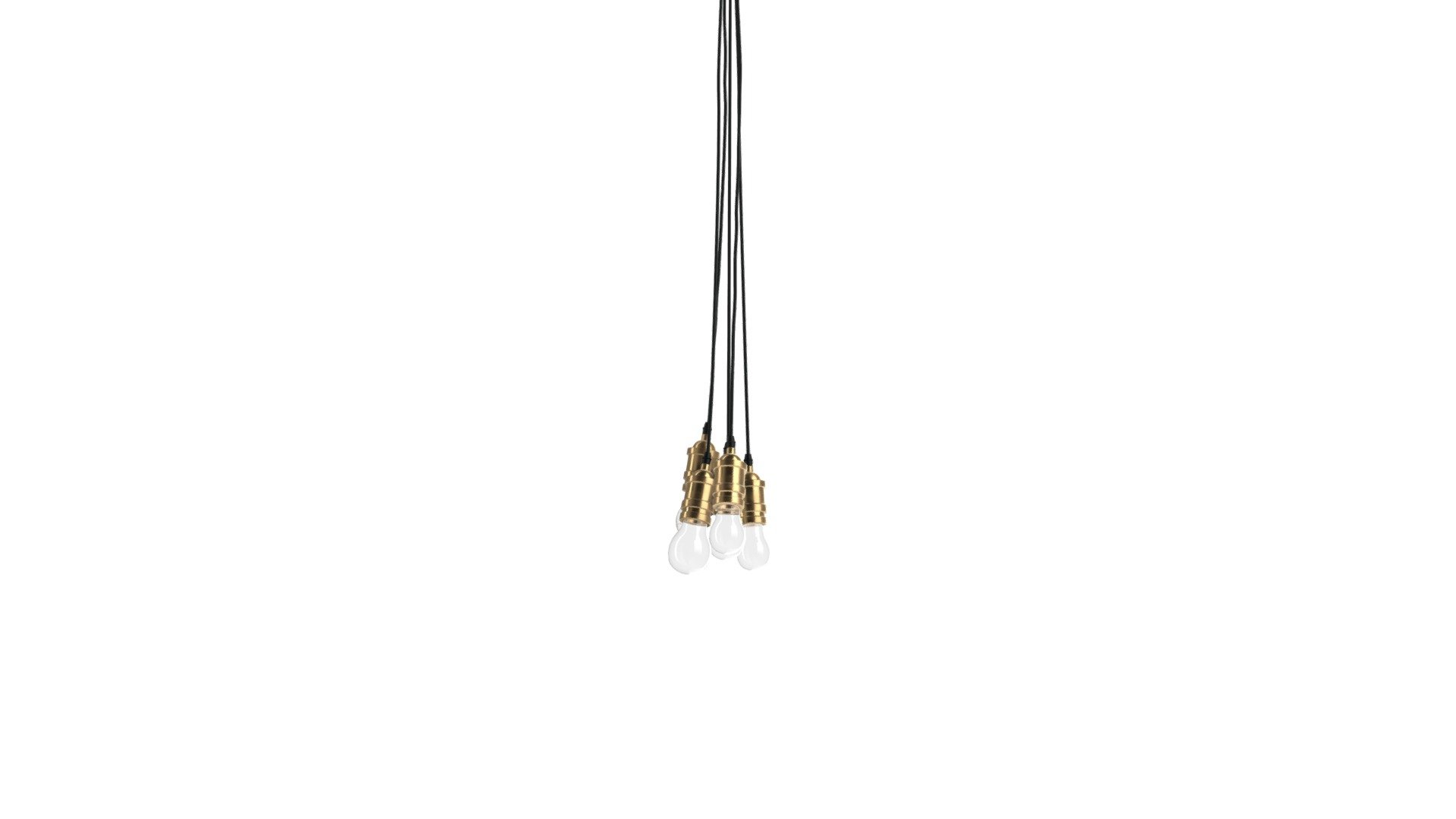 Starkey Cluster Pendant Light, Brass
