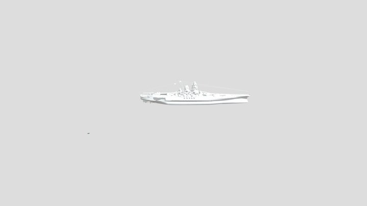 IJN Yamato1 3D Model