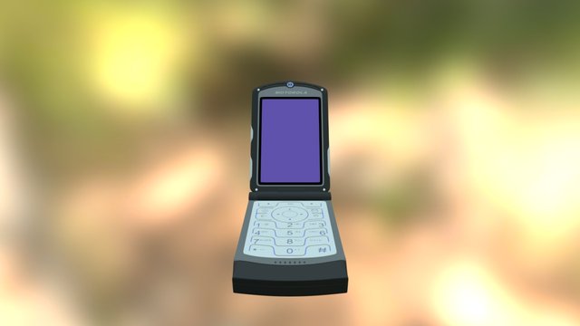 Motorola V3 3D Model