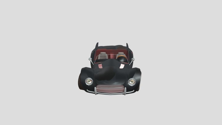 Batmobile (Classic Style) 3D Model