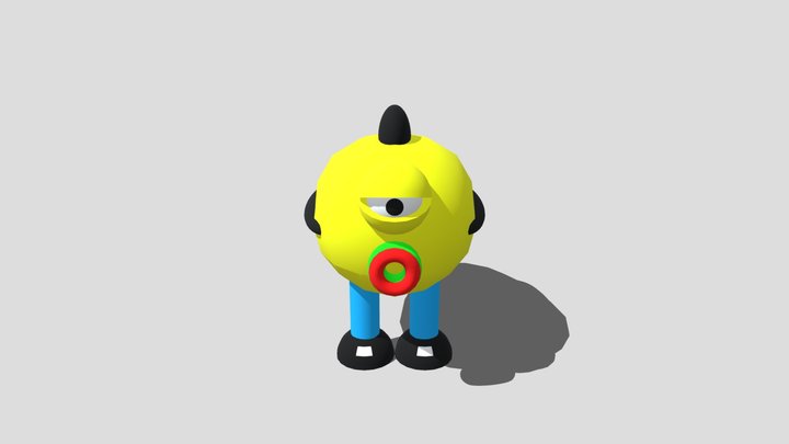 Character_ Block_out 3D Model