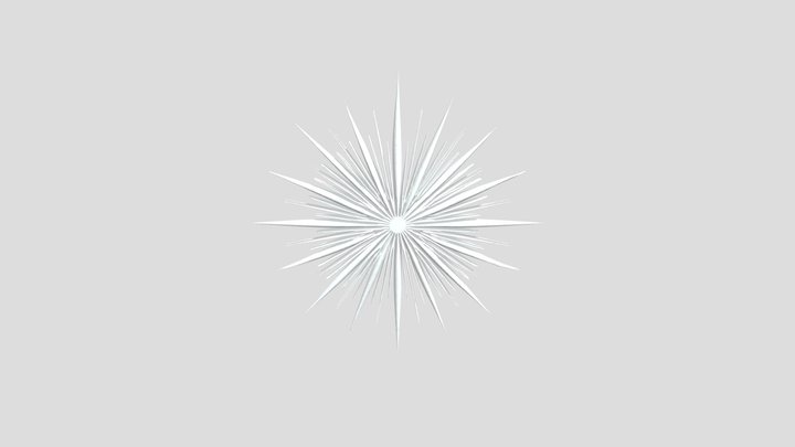 Radiant Burst 3D Model