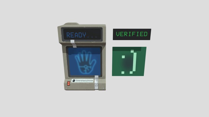 Poppy Playtime 4 Hand scanner 3D Model
