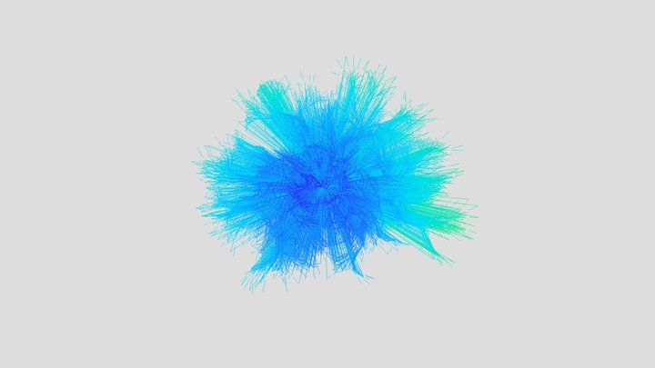 Houdini Veins 3D Model