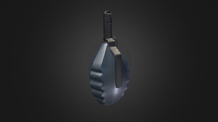 Grenade OBJ6 3D Model