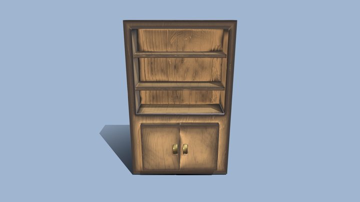 Armario de Saloon – Estudo 3D1 (SAGA) 3D Model
