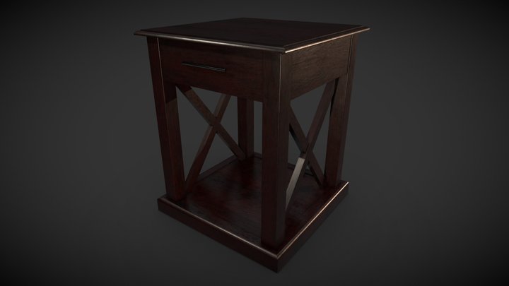 Stronghurst End Table 3D Model