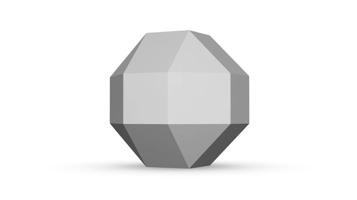 Rhombicuboctahedron 3D Model