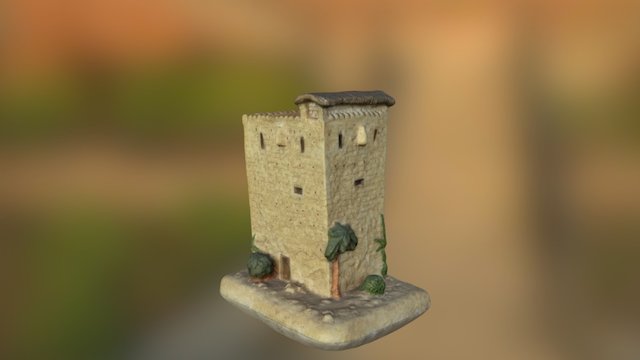Shindaghah Tower 3D Model