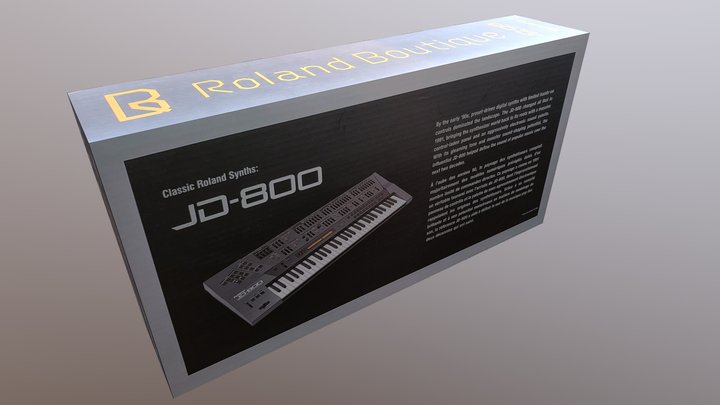 Roland JD-08 3D Model