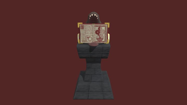 Grimoire 3D Model