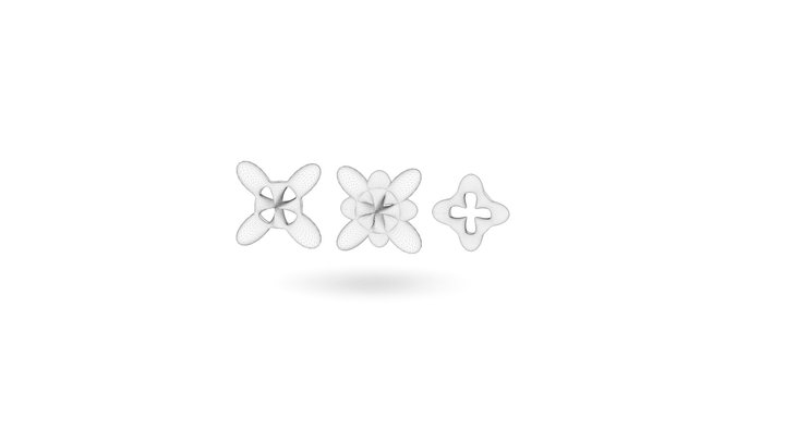 Four Ended Torus (New Set) – Modelo 3D gratuito STL