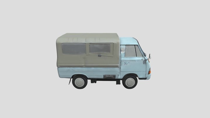 indonmesian vintage car 3D Model