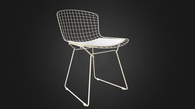 Bertoia chair 3D Model