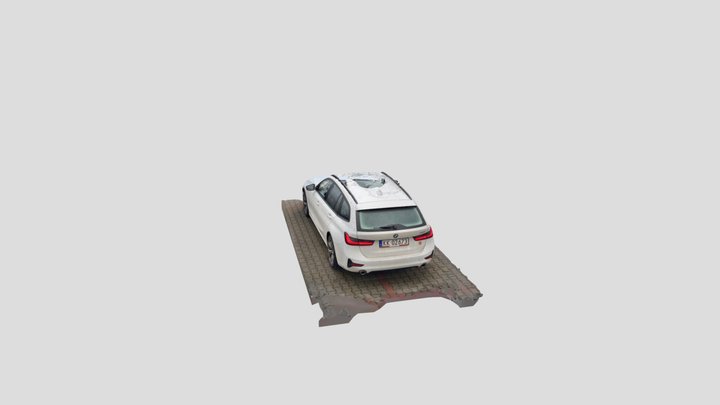 BMW 318i Touring 2022 3D Model
