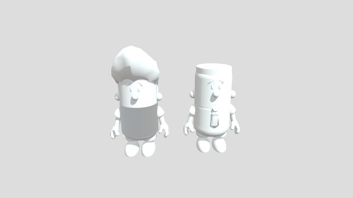 capitain underpants 3D Model