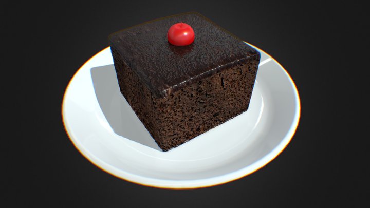 Fruit Cake 3D Model