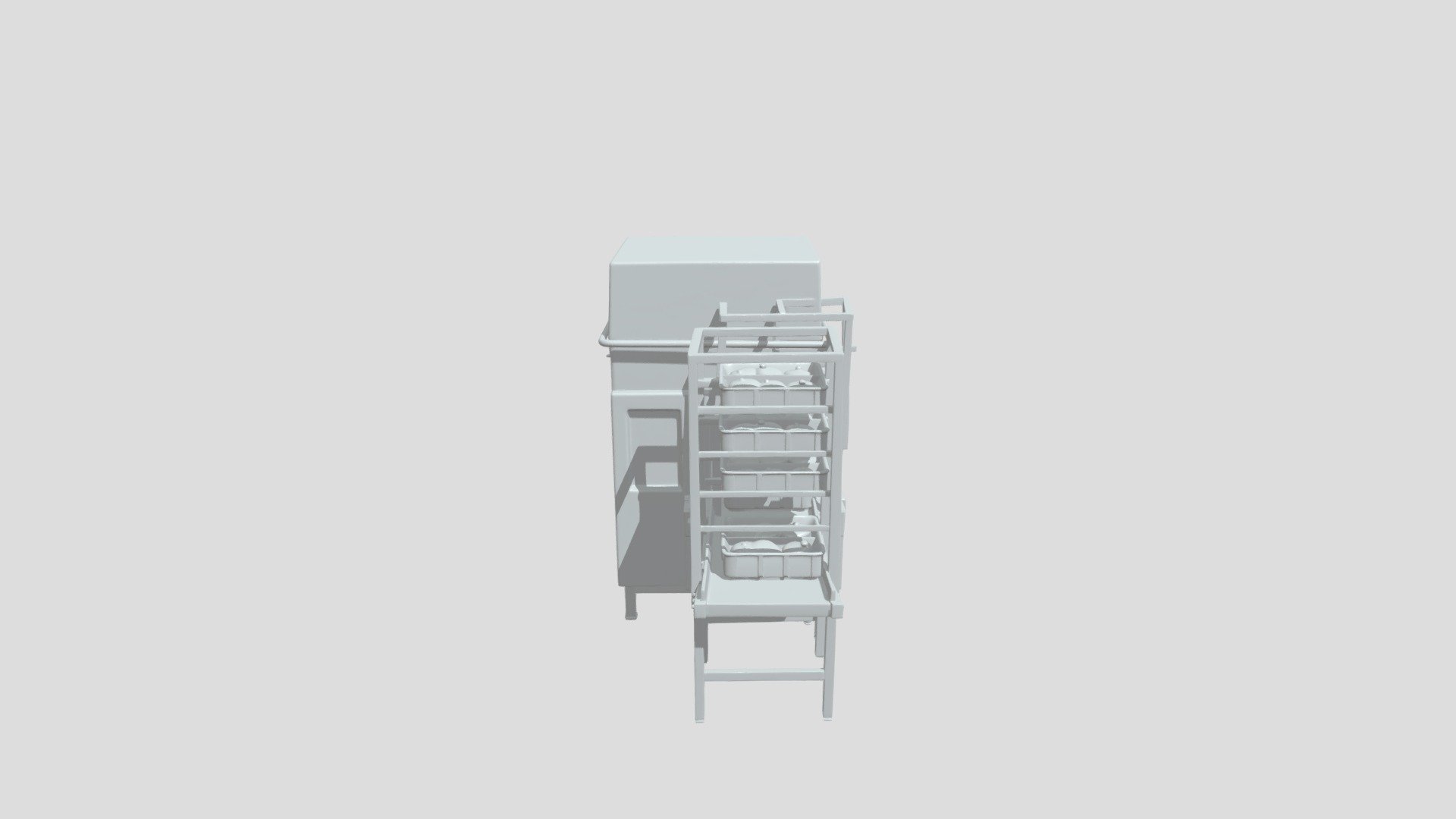Industrial tray processing machine - 3D model by hamidzayan035 [66081cc ...