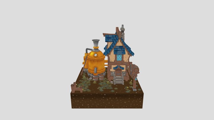 Brewery 3D Model