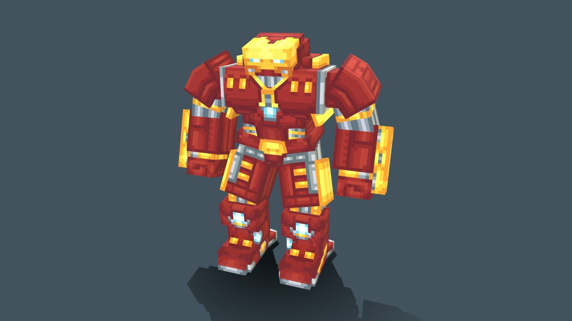 Iron Man - Hulkbuster (The Mark XLIV) - 3D model by Fyrtarn