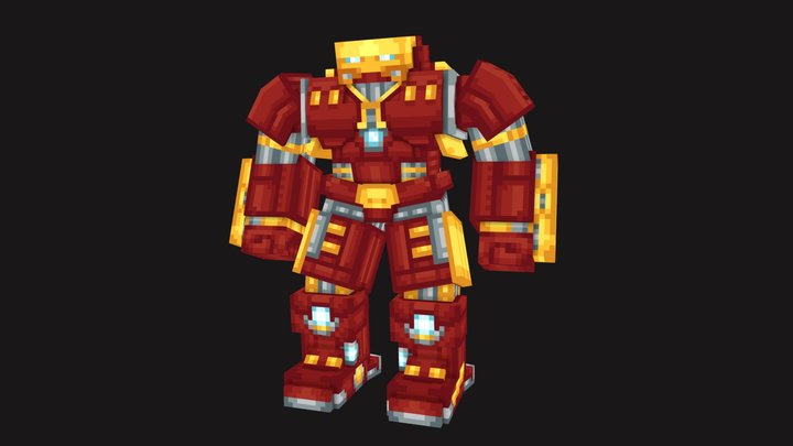 Iron Man - Hulkbuster (The Mark XLIV) 3D Model
