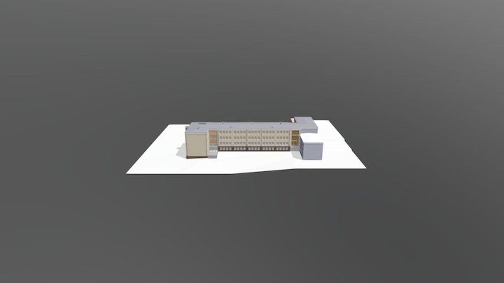 Wizualizacja Szkoła 3D Model