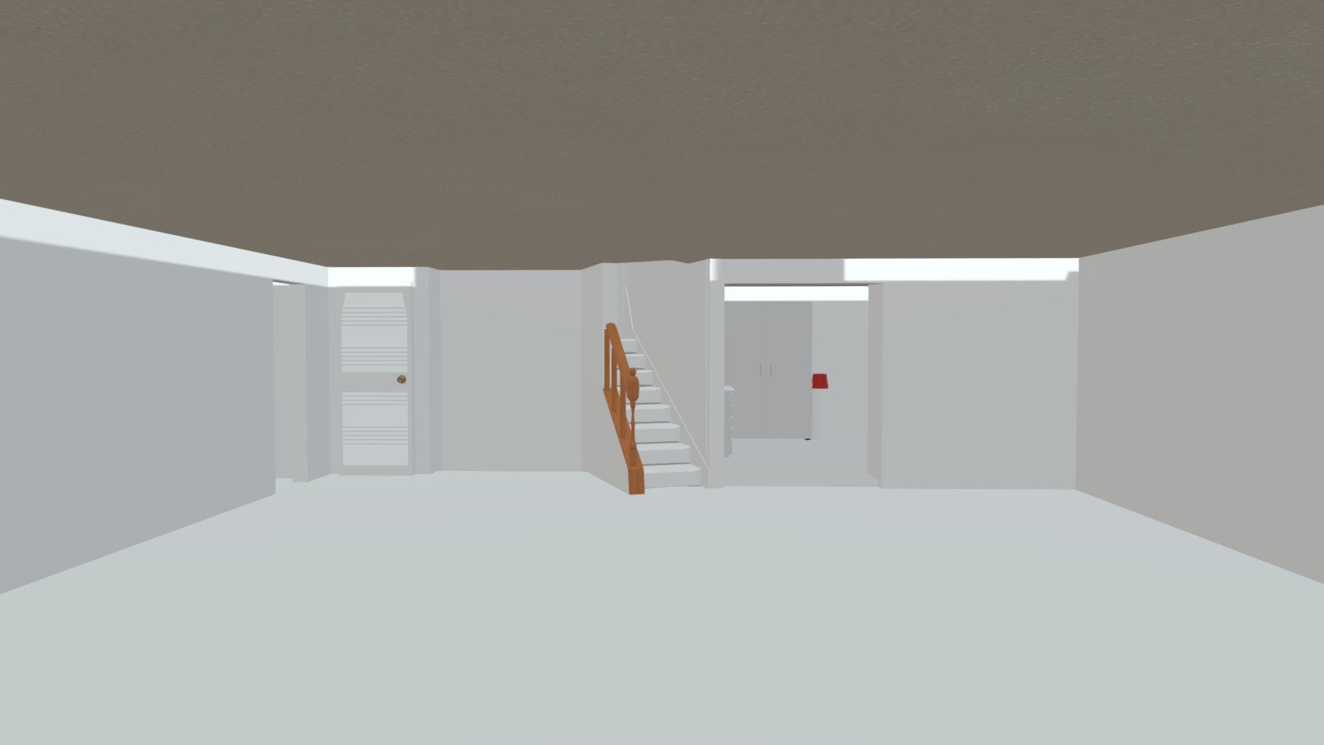 Backrooms level 0 free VR / AR / low-poly 3D model