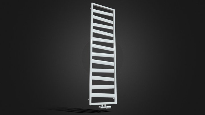 ROTHLER Design Badheizkörper Zigzag-Form mit Mul 3D Model
