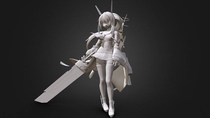 Ayanami - Azurlane 3D Model