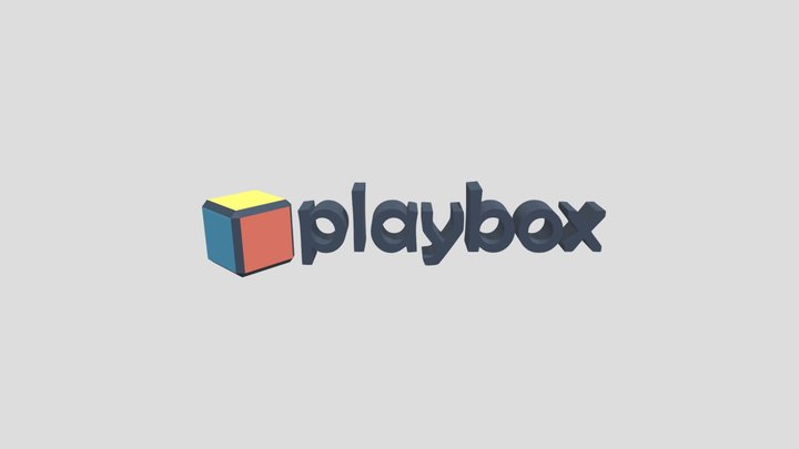 Playbox Logo 3D Model