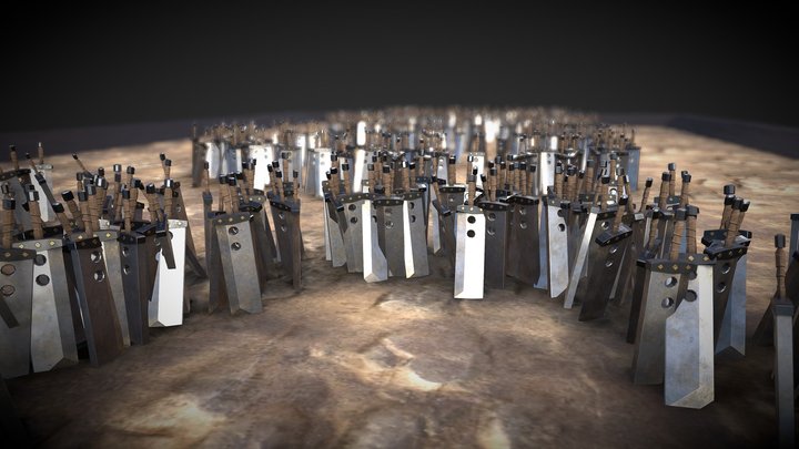 Battlefield of Swords [5K Follower Giveaway] – Modèle 3D gratuit STL