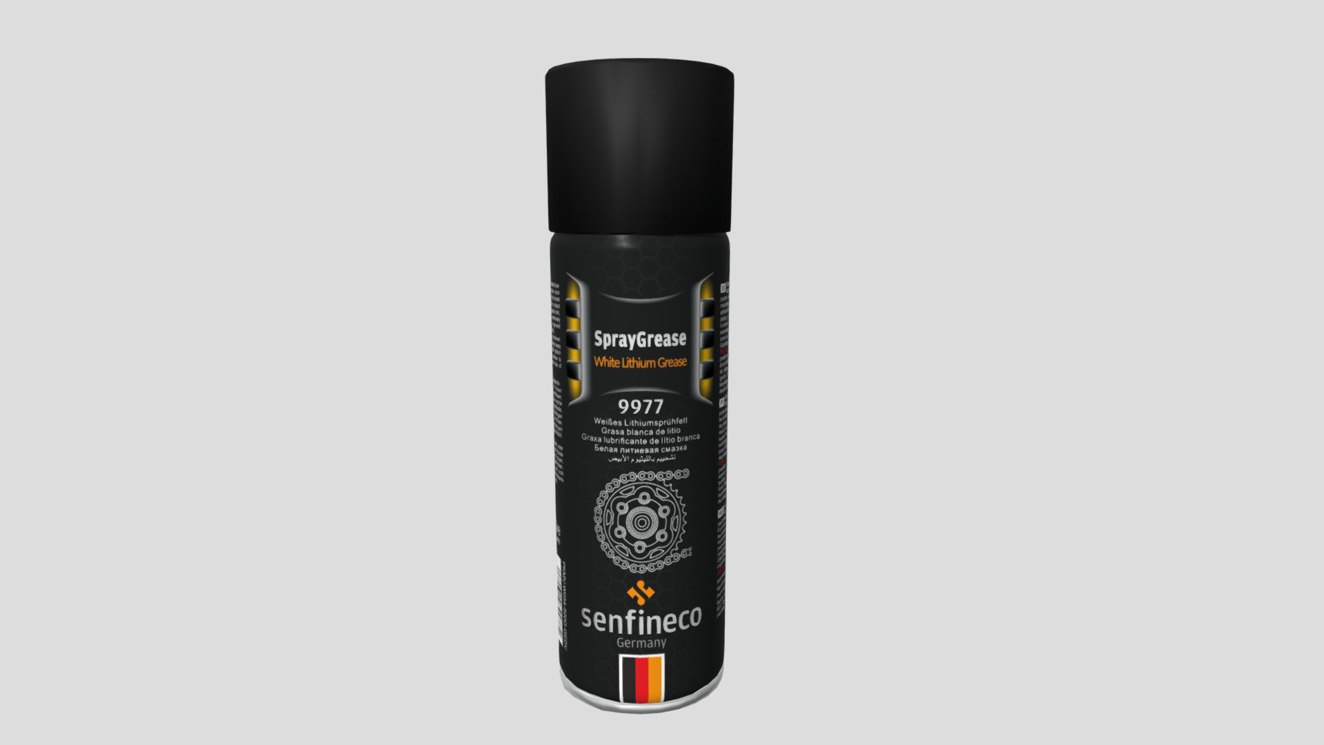 9977 Spray White Lithium Grease — Sketchfab embed 3D viewer