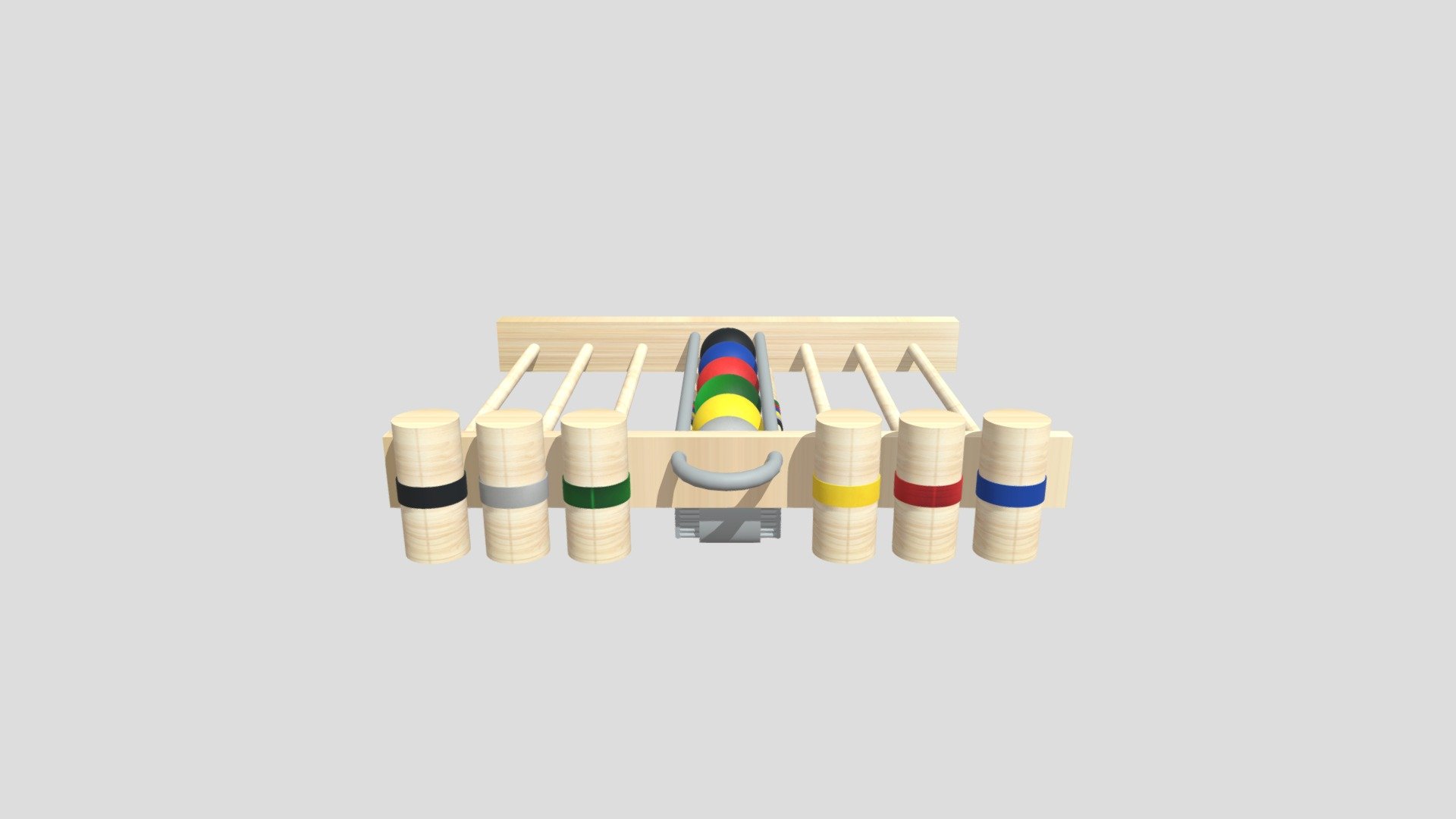 Croquet — Sketchfab embed 3D viewer