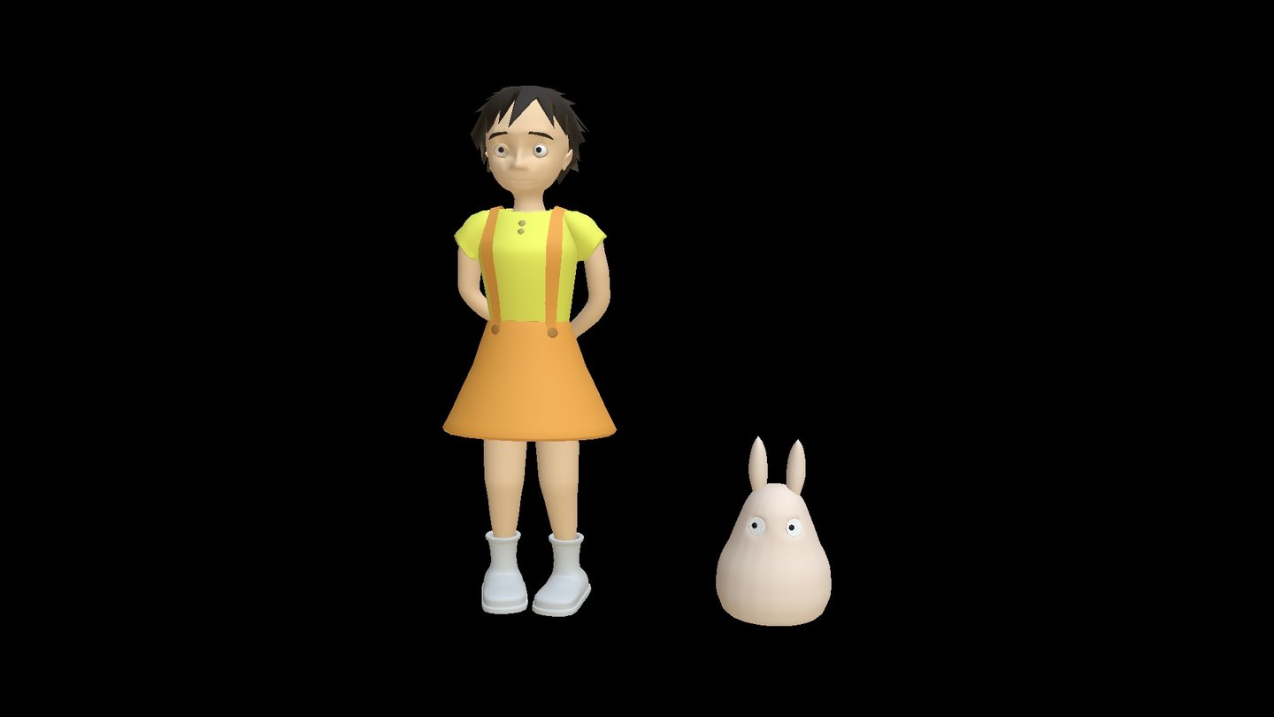 Satsuki Totoro Download Free 3d Model By Liiia Liiia 660e9b3