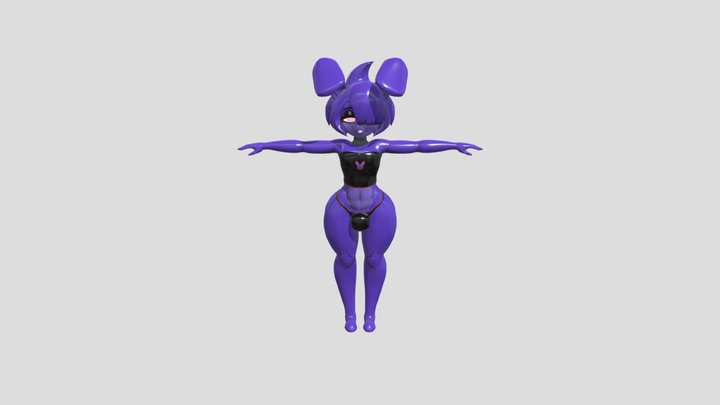 Femboy Bonfie NO DOWNLOAD 3D Model