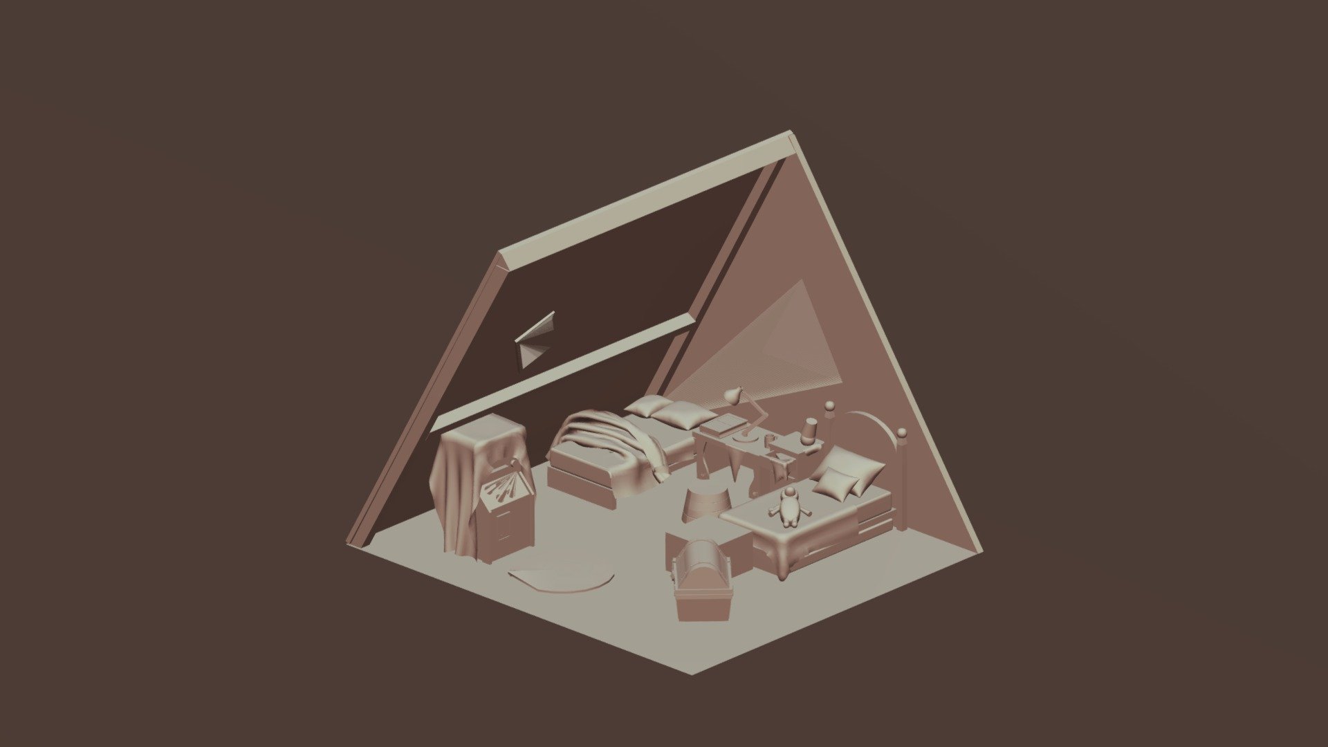 Quarto cabana do mistério