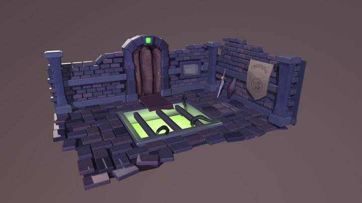 Nostalgic Dungeon 3D Model
