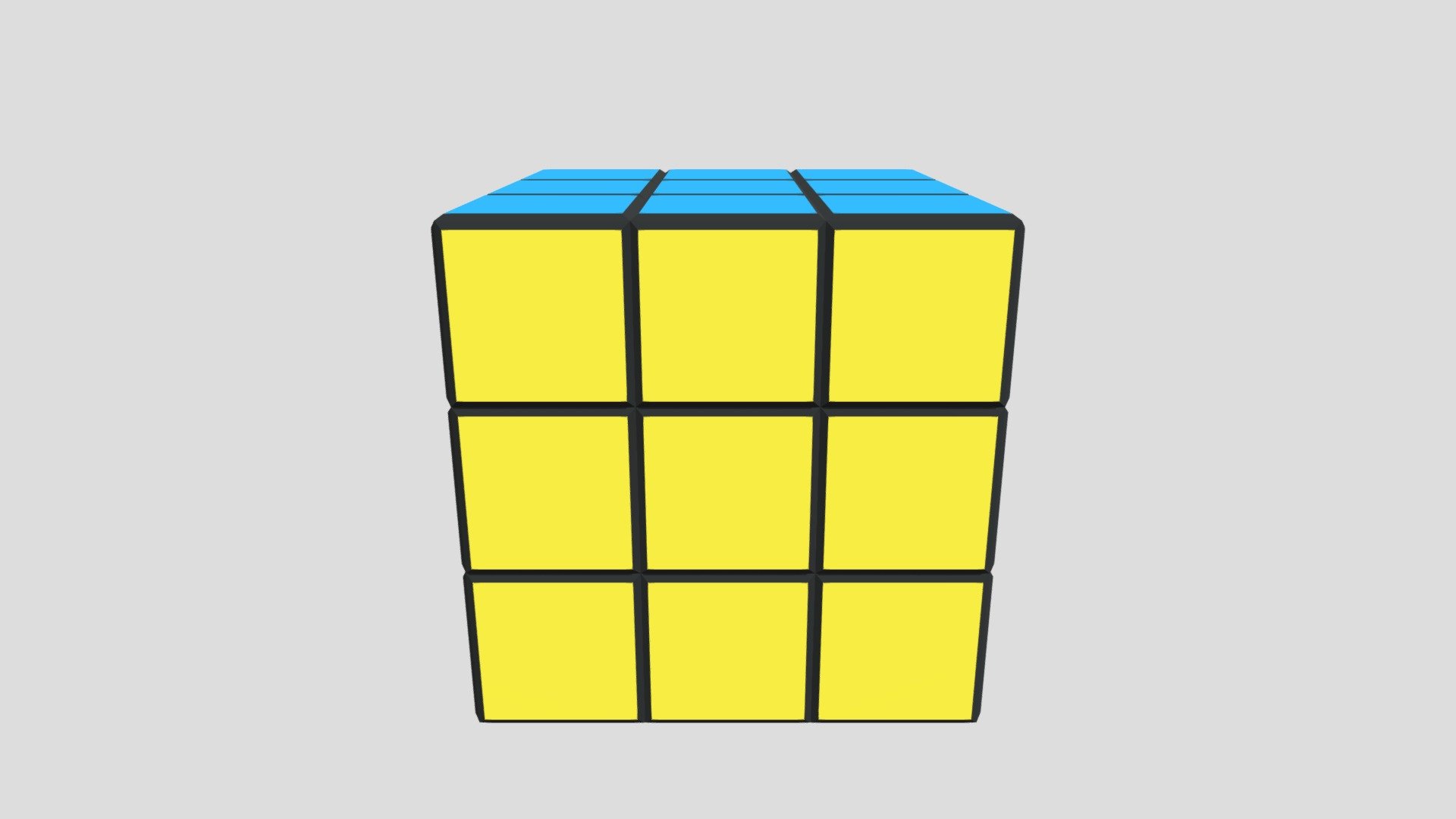 Rubik's cube from Poly by Google