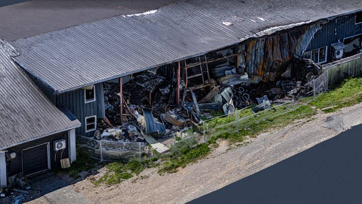 Small Fire At Local Business Photogrammetry – Modello 3D gratuito STL