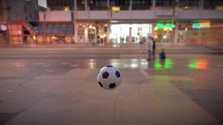 Soccer Ball 3D Model
