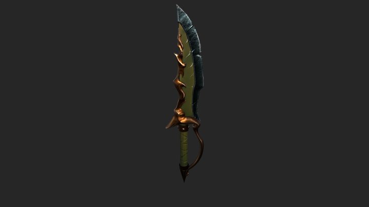 Stylized Sword 3D Model