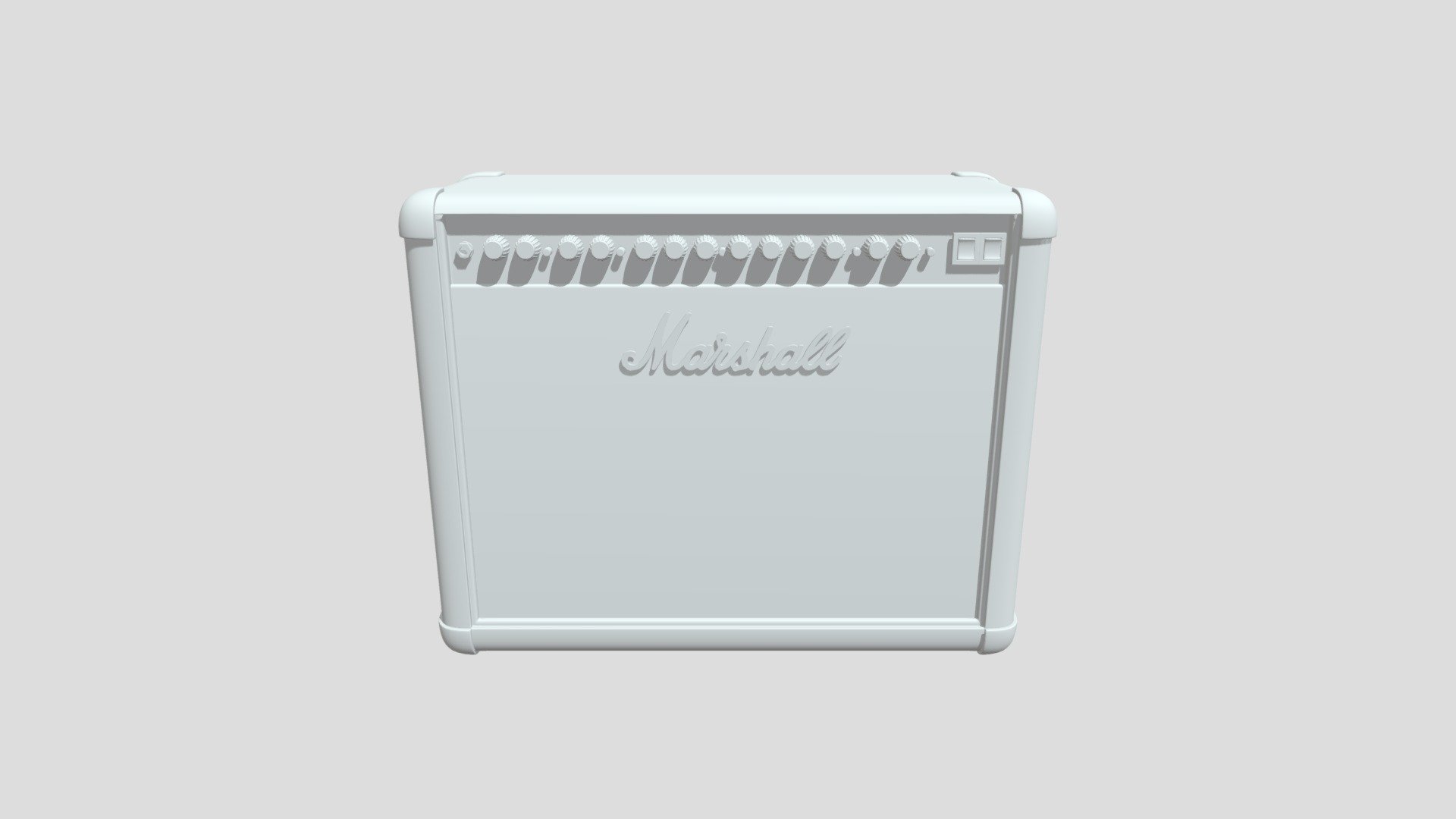 High Poly Marshall Amp